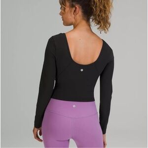 LULULEMON- Brand New with original tags Align longsleeve scoop top.